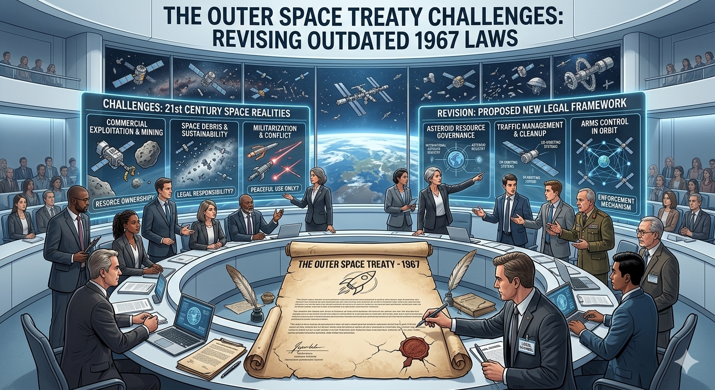 The Outer Space Treaty Challenges: Revising Outdated 1967 Laws