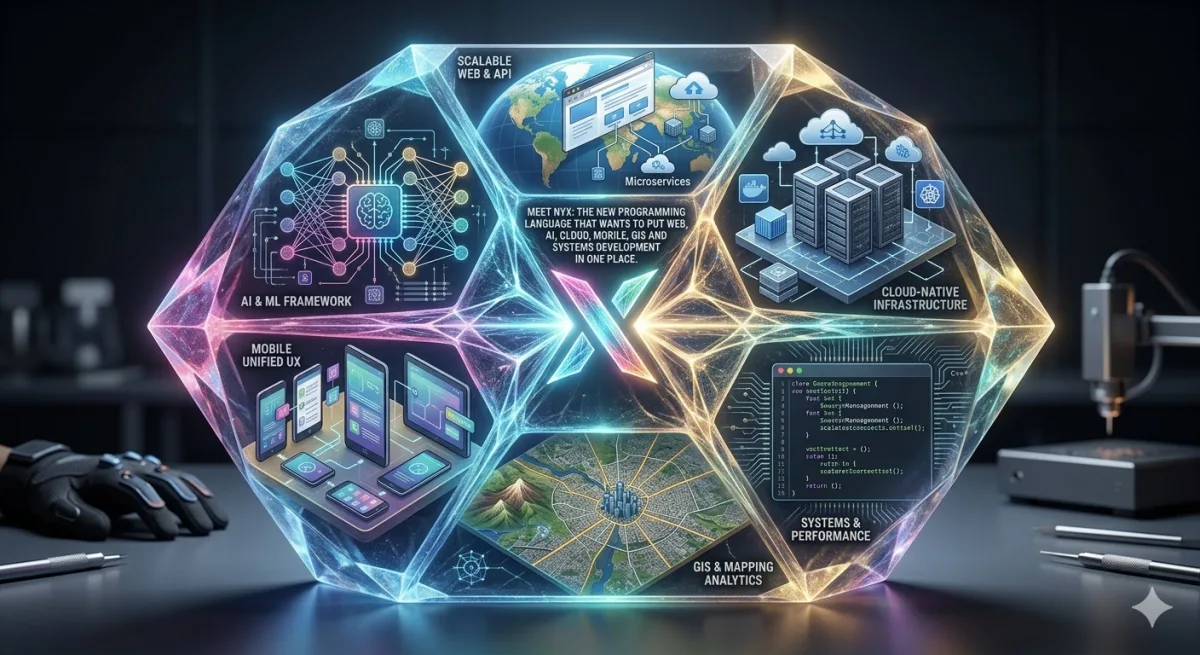 Nyx Programming Language: The All-in-One Development Platform Built for Systems, AI, Cloud, GIS and More