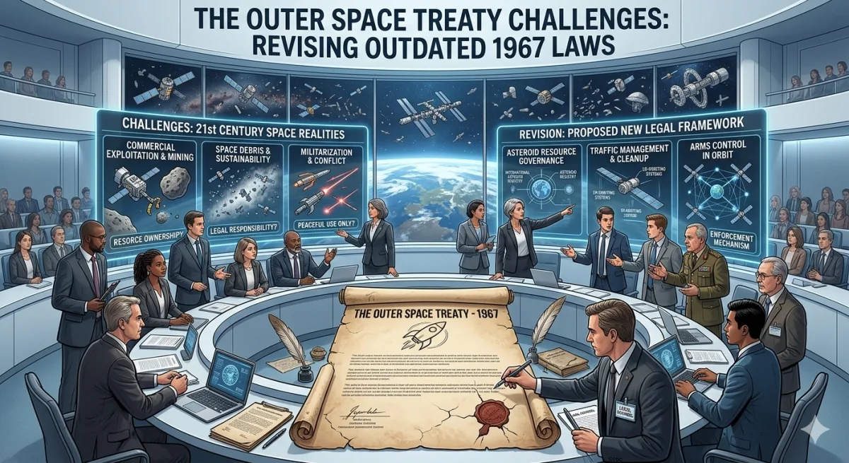 The Outer Space Treaty Challenges: Revising Outdated 1967 Laws