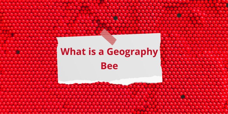 What is a Geography Bee