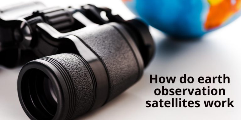 How do earth observation satellites work