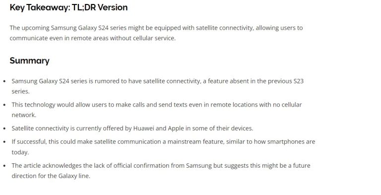 Samsung Galaxy S24- Taking Calls To Stellar Heights With Satellite Connectivity