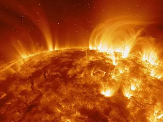 Solar Flare Storm