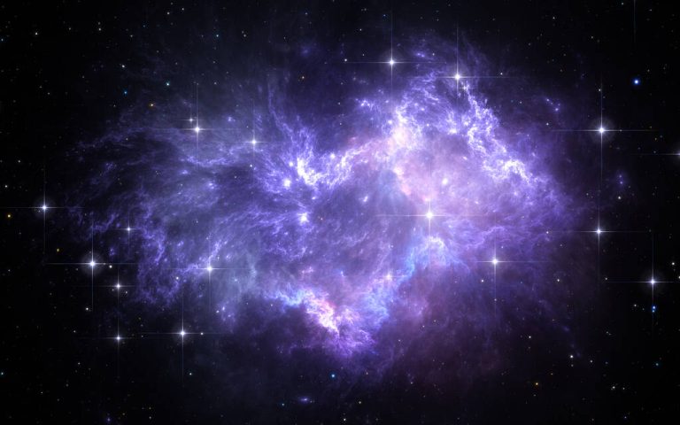 Space background with nebula and stars, 3D illustration Space Facts