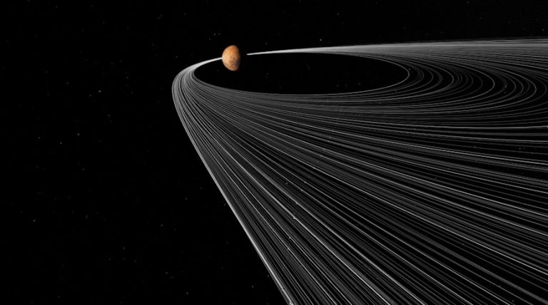 Supercomputer Simulation Explains the Origins of Mars' Moons